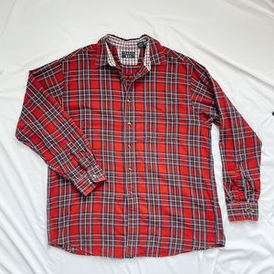 Trade Bay red flannel size L